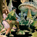 Frank Frazetta 'The Secret People' Study